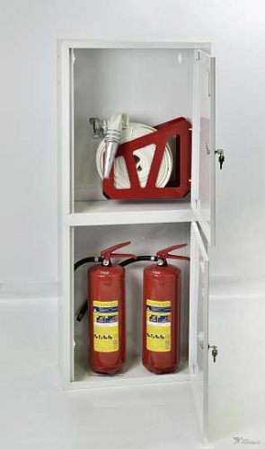 Шкаф пожарный ШП-К1-О2 (Н)ЗБ (ШПК-320-НЗБ) (540х1280х230; Евроручка)